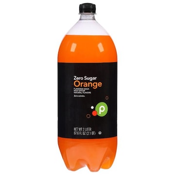 Publix Zero Sugar Orange Soda