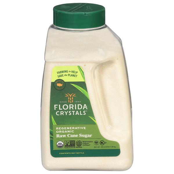 Florida Crystals Regenerative Organic Raw Cane Sugar Publix Super Markets