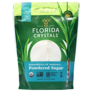 Florida Crystals Organic Powdered Raw Cane Sugar