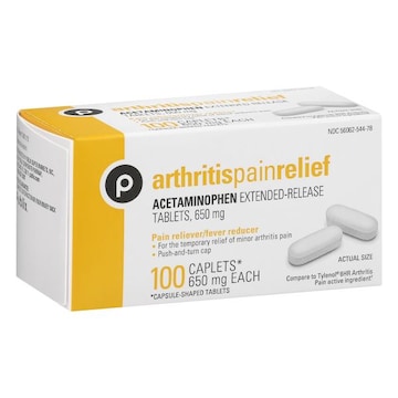 Publix Arthritis Pain Reliever, 650 mg, Caplets