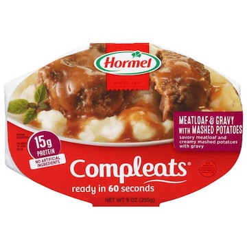 HORMEL Compleats Meatloaf & Gravy with Mashed Potatoes