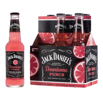 Jack Daniel'S Country Cocktail Malt Downhome Punch Jack Daniel's Country Cocktails Downhome Punch, 6 Pack, 10 fl oz Bottles