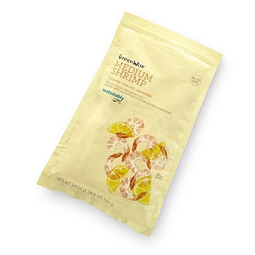 GreenWise Cooked Shrimp, Medium, 41/50 Shrimp/Lb, Sustainable, Farmed, Frozen