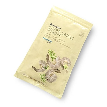 GreenWise White Shrimp, Extra Large, 21/25 Shrimp/Lb, Sustainable, Farmed, Frozen