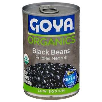 Goya Organics Black Beans, Low Sodium