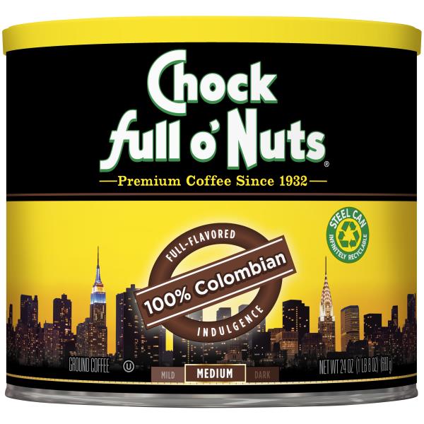 Chock full o'Nuts Colombian Ground Coffee | Publix Super Markets