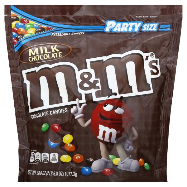 Mandms Chocolate Candies Milk Chocolate Party Size Publix Super Markets