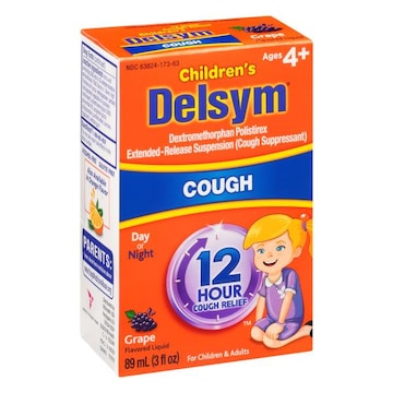 Delsym Children's Cough Relief, Grape Flavored, Liquid
