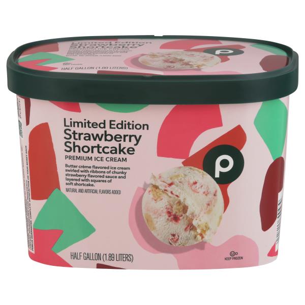 Publix Ice Cream Premium Strawberry Shortcake Publix Super Markets 1220