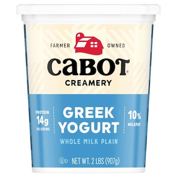 Cabot Creamery Whole Milk Plain Greek Yogurt
