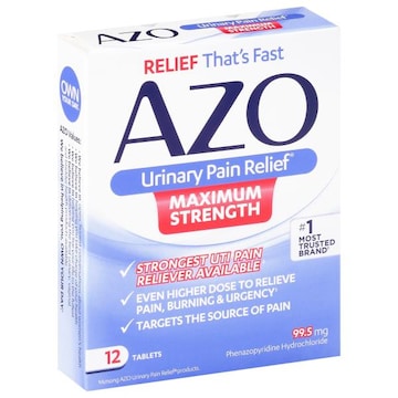 Azo Urinary Pain Relief, Maximum Strength, Tablets