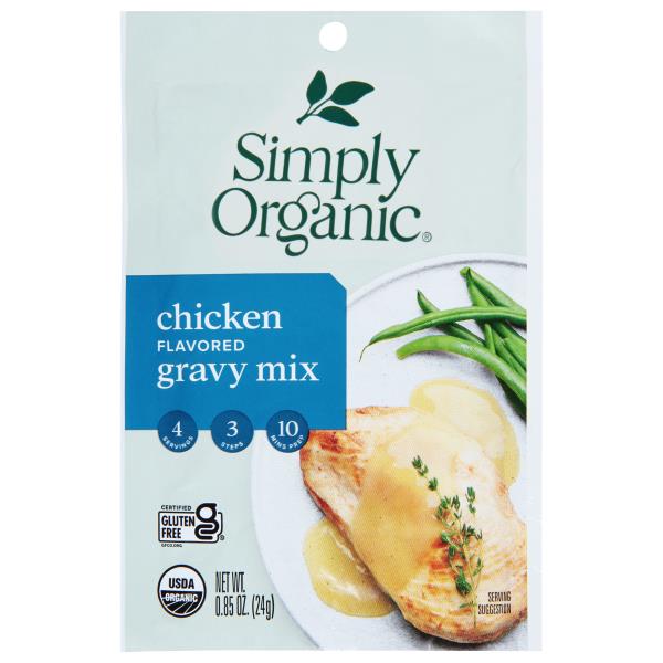 Simply Organic Gravy Mix, Chicken Flavored Publix Super Markets