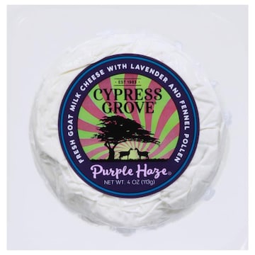 Cypress Grove Cheese, Goat Milk, Purple Haze