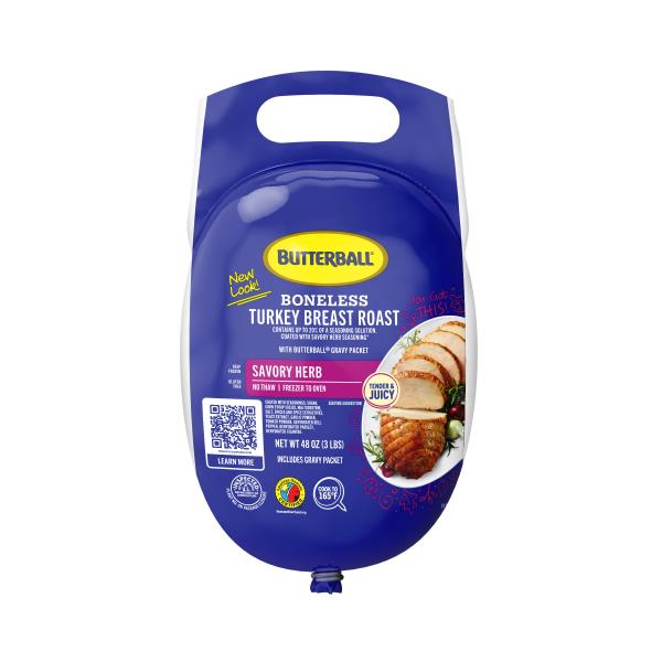 Butterball Boneless Savory Herb Turkey Breast Roast with Gravy Packet