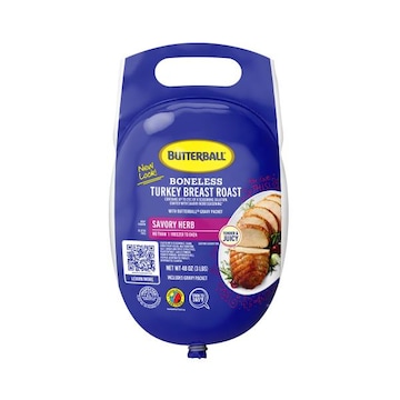 Butterball Boneless Savory Herb Turkey Breast Roast with Gravy Packet
