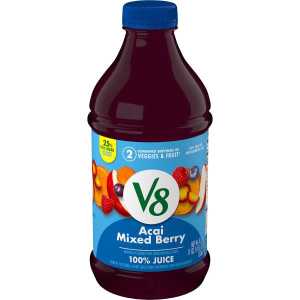V8® Fruit & Vegetable Blends Acai Mixed Berry 100 Fruit and Vegetable