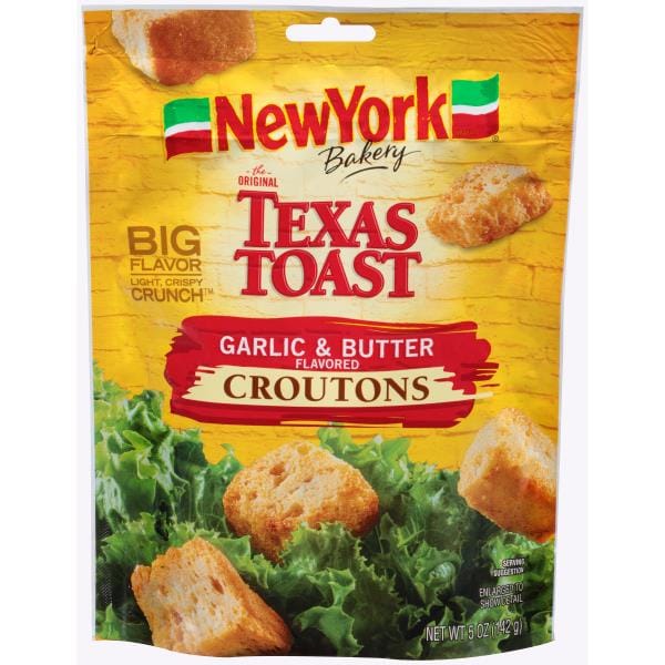 New York Bakery Texas Toast Croutons, Garlic & Butter Publix Super Markets