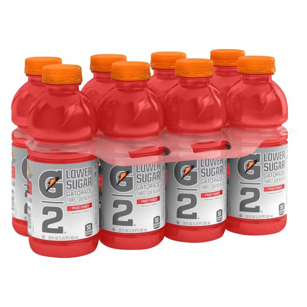 Gatorade G2 Thirst Quencher, Lower Sugar, Fruit Punch, 8-Pack | Publix ...