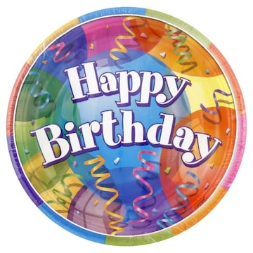 Unique Plates, Birthday Jubilee, 7 Inch