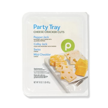 Publix Cheese Party Tray, Cheese Slices