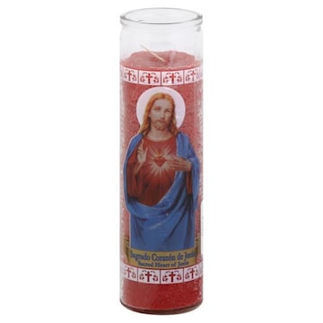 Goya Candle, Sacred Heart of Jesus, Red