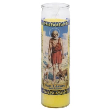 Goya Candle, Saint Lazarus, Yellow