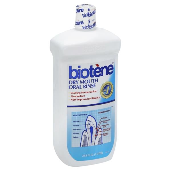 Biotene Biotène Fresh Mint Moisturizing Oral Rinse Mouthwash, Alcohol