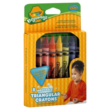 Crayola My First Crayons, Triangular, Washable