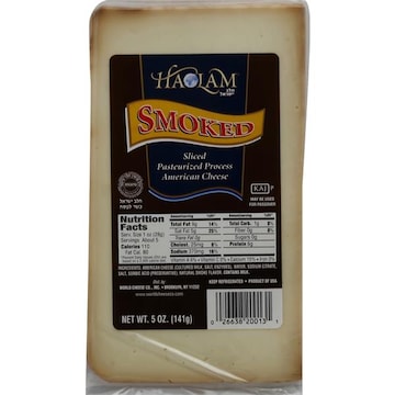 Haolam Cheese Slices, American, Smoked