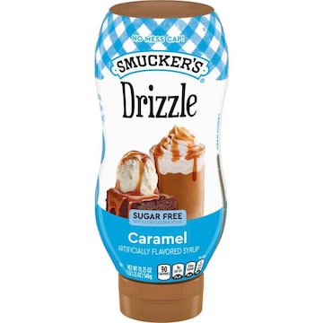 Smucker's Sundae Syrup Drizzle Caramel Flavored Syrup, Squeeze Bottle
