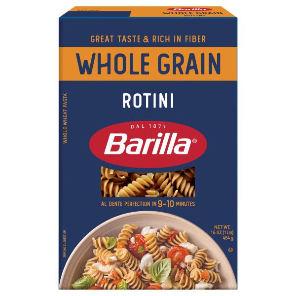 Barilla Whole Grain Rotini NonGMO Pasta Made With 100 Whole Grain