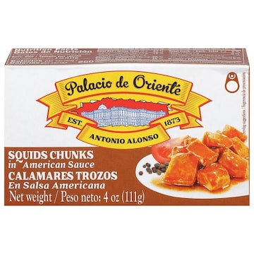 Palacio de Oriente Squids Chunks in American Sauce