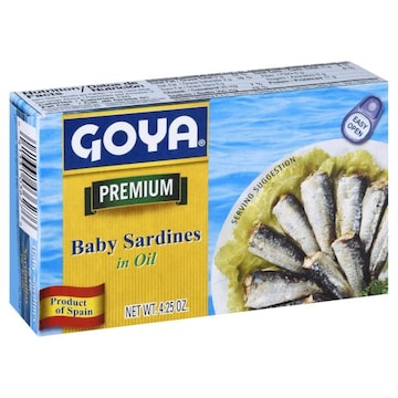 Goya Baby Sardines, in Oil, Premium
