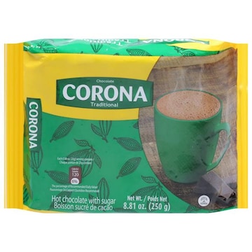 Corona Hot Chocolate, with Sugar, Traditional