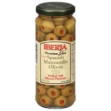 Iberia Premium Select Spanish Manzanilla Stuffed with Minced Pimiento Olives