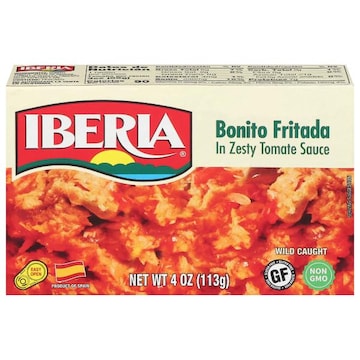Iberia in Zesty Tomate Sauce Bonito Fritada