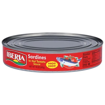 Iberia Hot Hot in Hot Tomato Sauce Sardines