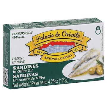 Palacio de Oriente Sardines, In Olive Oil