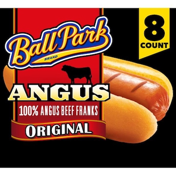Ball Park Angus Beef Hot Dogs, 8 Count