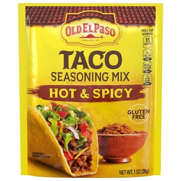 Old El Paso Seasoning Mix, Hot & Spicy, Taco