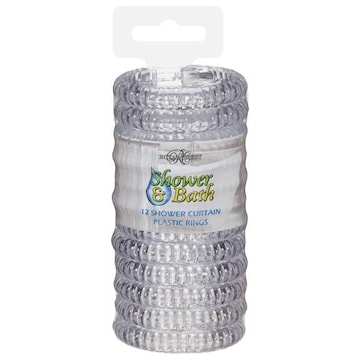 Royal Crest Shower & Bath Shower Curtain Plastic Rings