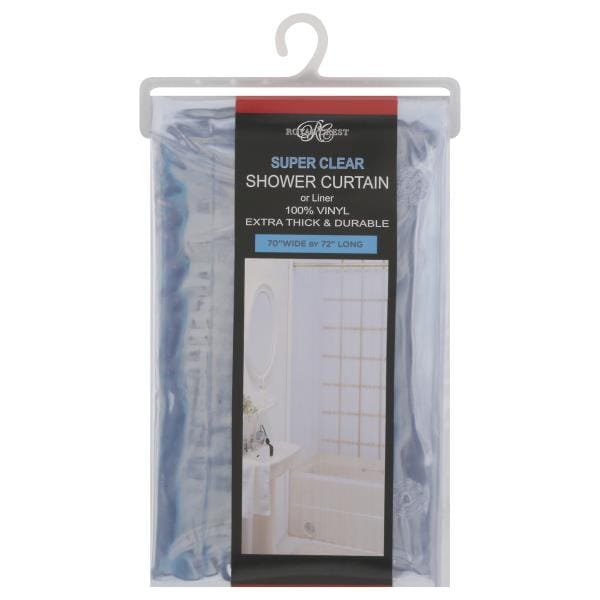 Royal Crest SHOWER CURTAIN, OR LINER, SUPER CLEAR Publix Super Markets