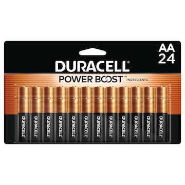Duracell Coppertop AA Alkaline Batteries, 24/Pack