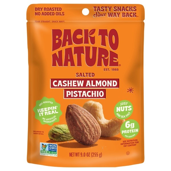 Back to Nature Salted Cashew Almond Pistachio | Publix Super Markets