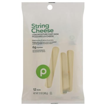 Publix Mozzarella, String Cheese