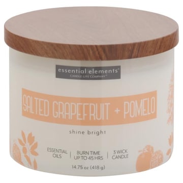 Essential Elements Candle, Salted Grapefruit + Pomelo