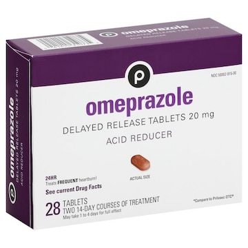 Publix Omeprazole, 20 mg, Delayed Release Tablets