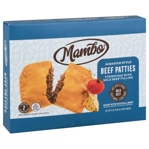 Mambo Beef Patties, Jamaican Style, Mild Publix Super Markets