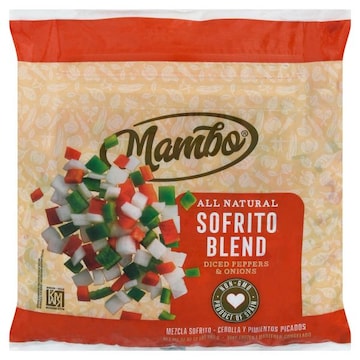 Mambo Sofrito Blend, Diced Peppers & Onions
