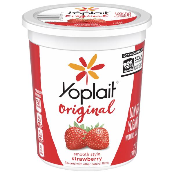 Yoplait Original Low Fat Smooth Style Strawberry Yogurt | Publix
